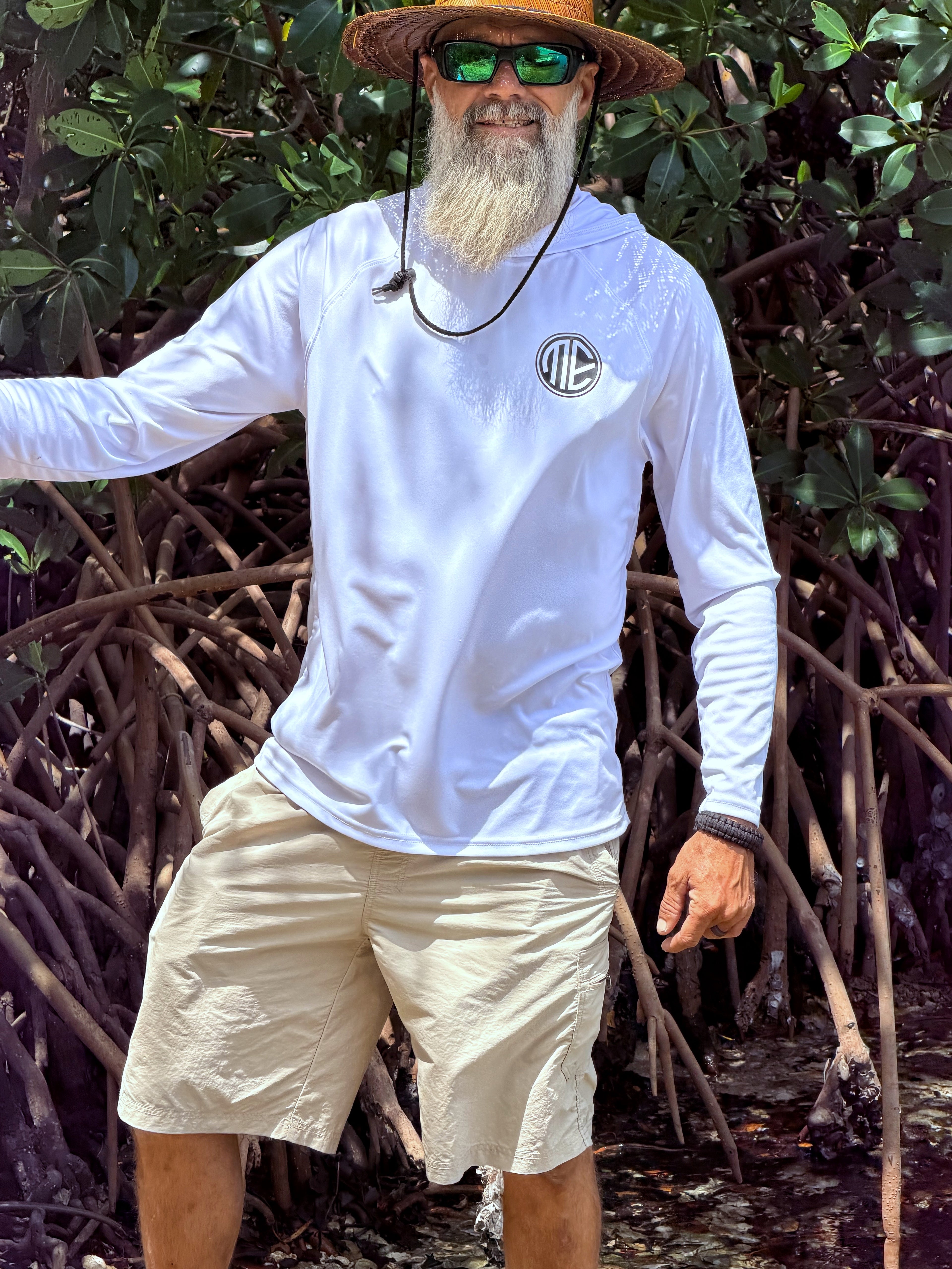 Mangrove Explorers Unisex Performance Long Sleeved Sun Hoodie | UPF 44+ Protection