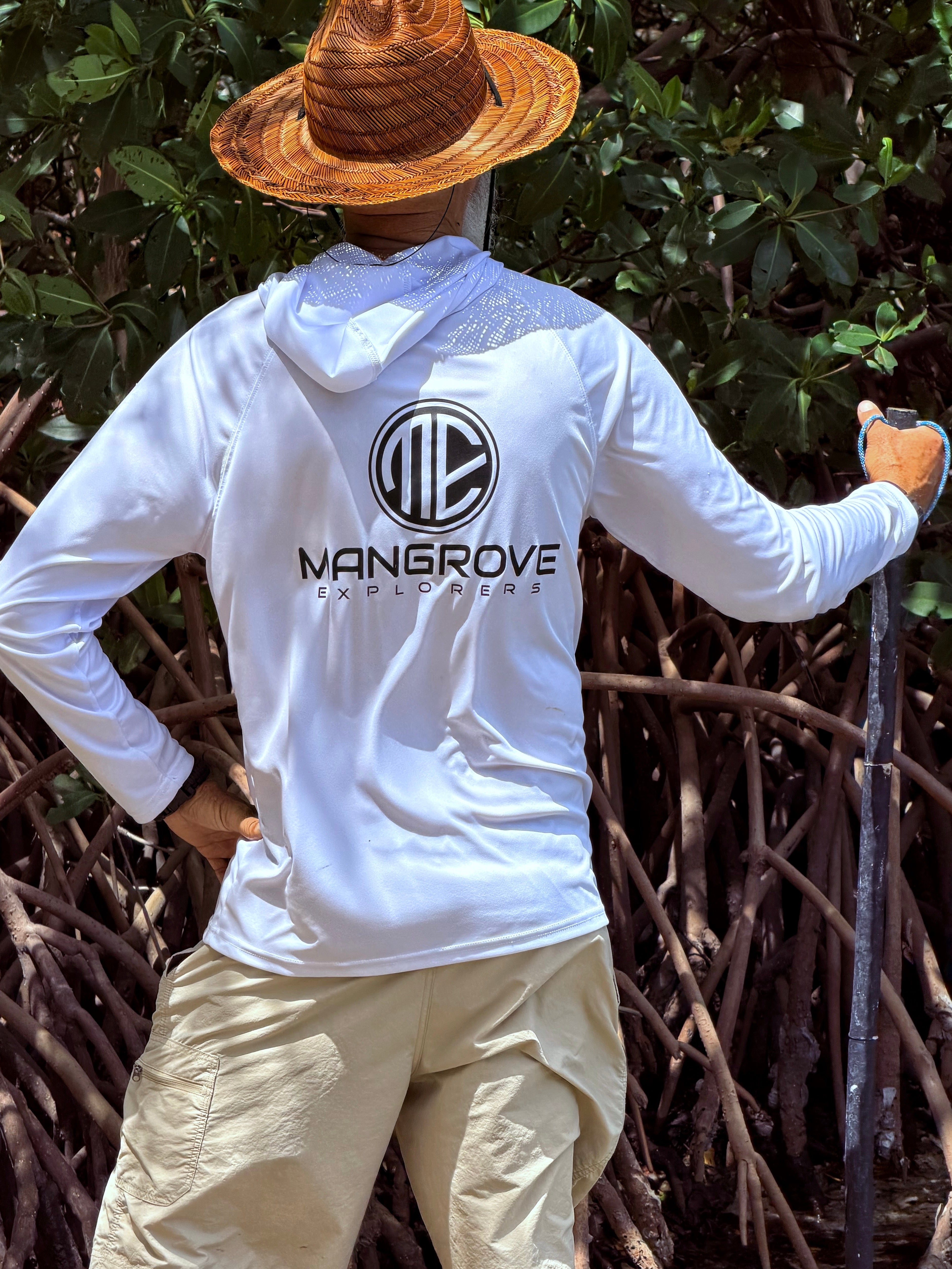 Mangrove Explorers Unisex Performance Long Sleeved Sun Hoodie | UPF 44+ Protection