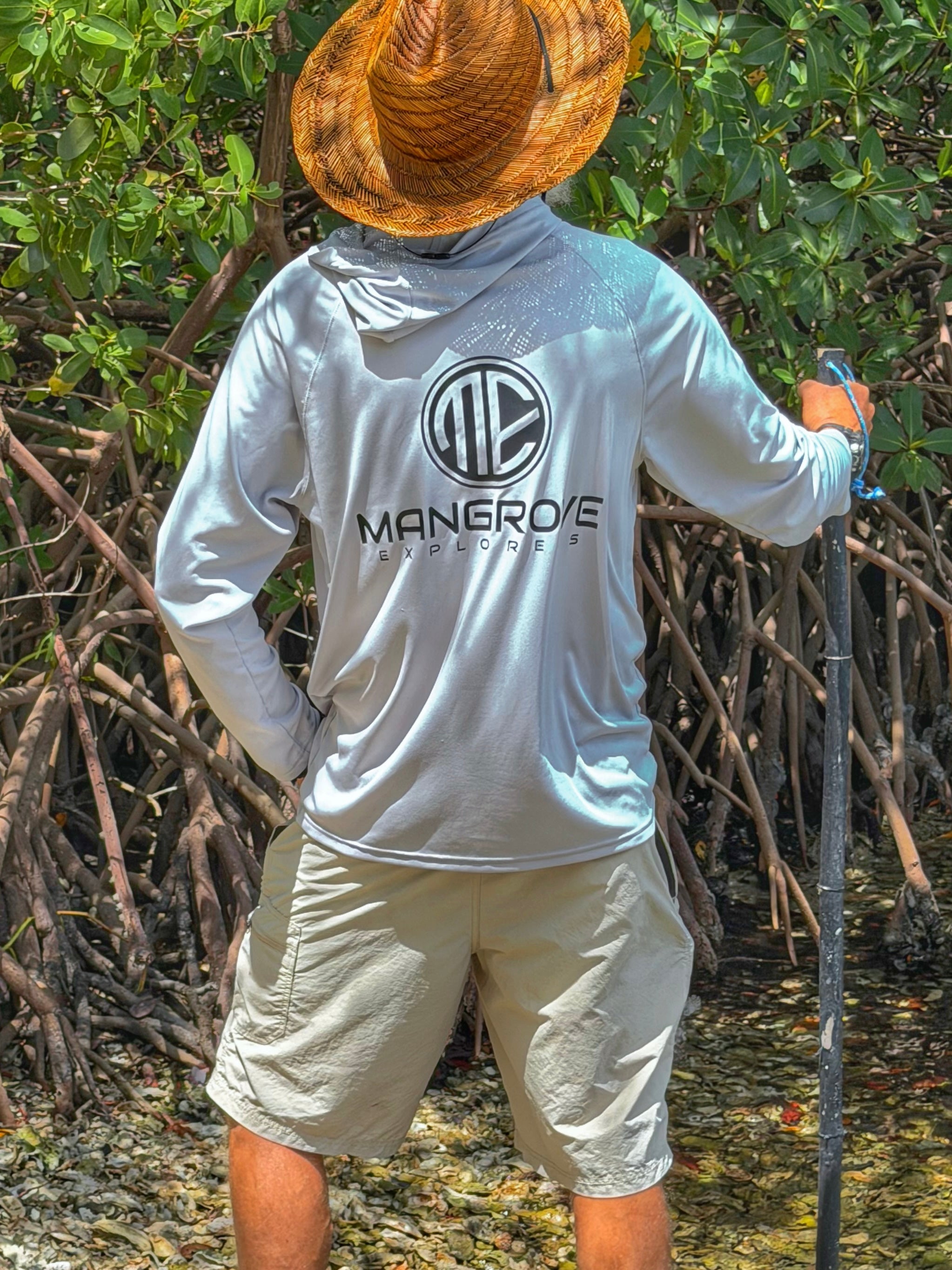 Mangrove Explorers Unisex Performance Long Sleeved Sun Hoodie | UPF 44+ Protection
